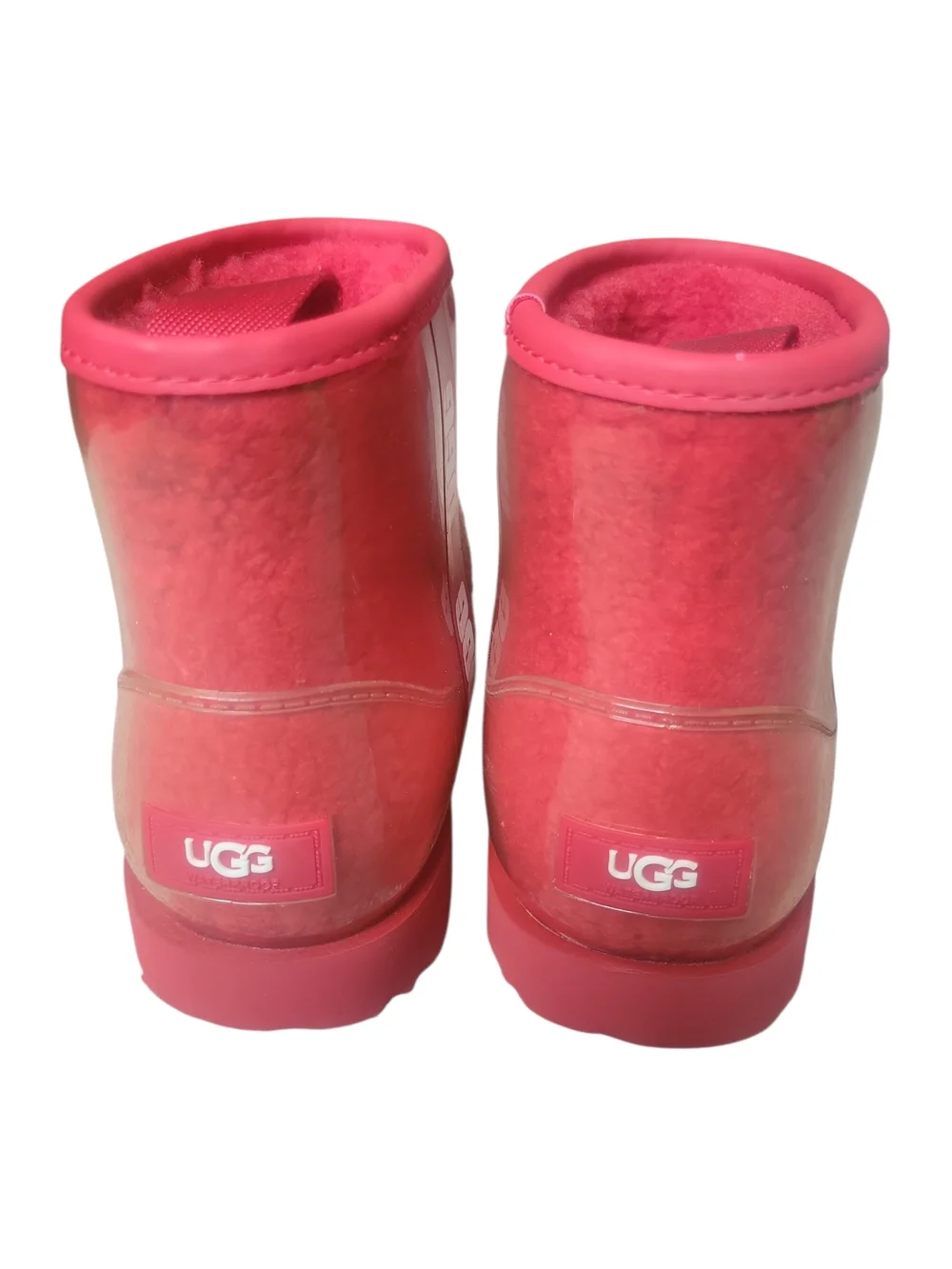 UGG Pink Shearling Classic Mini Boot